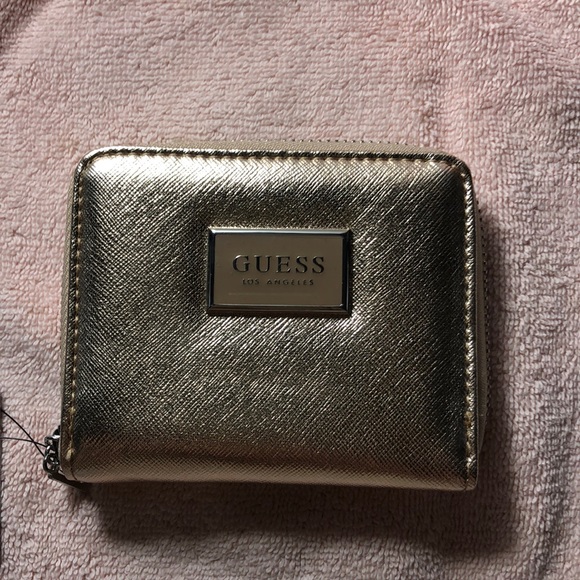 GUESS FACTORY one zip wallet- Rose Gold - Picture 2 of 7